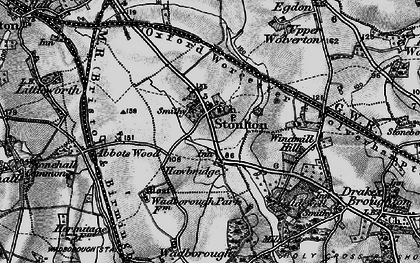 Old map of Hawbridge in 1898