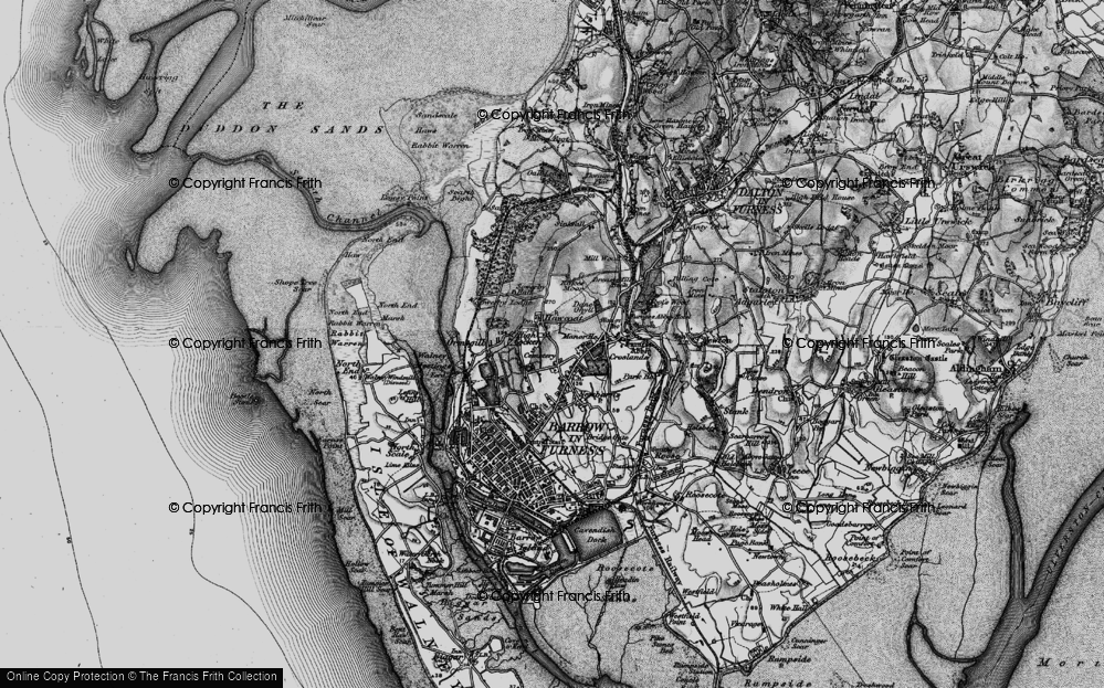Old Map of Hawcoat, 1897 in 1897