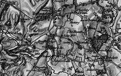 Old map of Hawcross in 1896