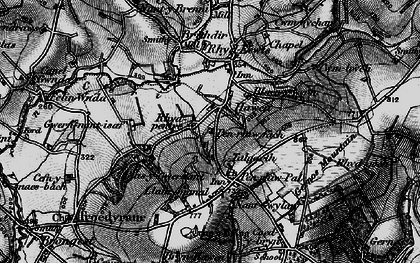 Old map of Hawen in 1898