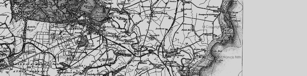 Old map of Bilton Mill in 1897