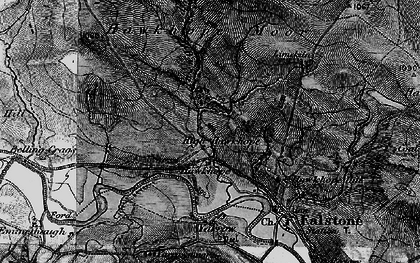 Old map of Belling Burn in 1897