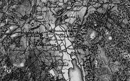 Old map of Hawkshead in 1897