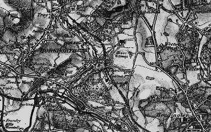 Old map of Hawksworth in 1898