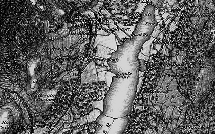 Old map of Brantwood in 1897