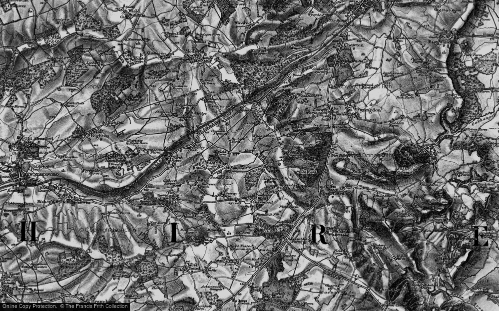 Old Map of Hawthorn, 1895 in 1895