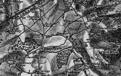 Old map of Hawthorn in 1895