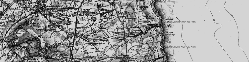 Old map of Hawthorn in 1898