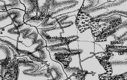 Old map of Hawthorpe in 1895