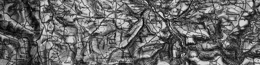 Old map of Trevorder in 1895