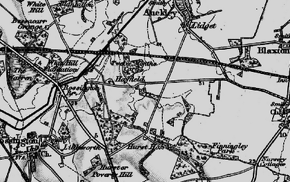 Old map of Hay Field in 1895