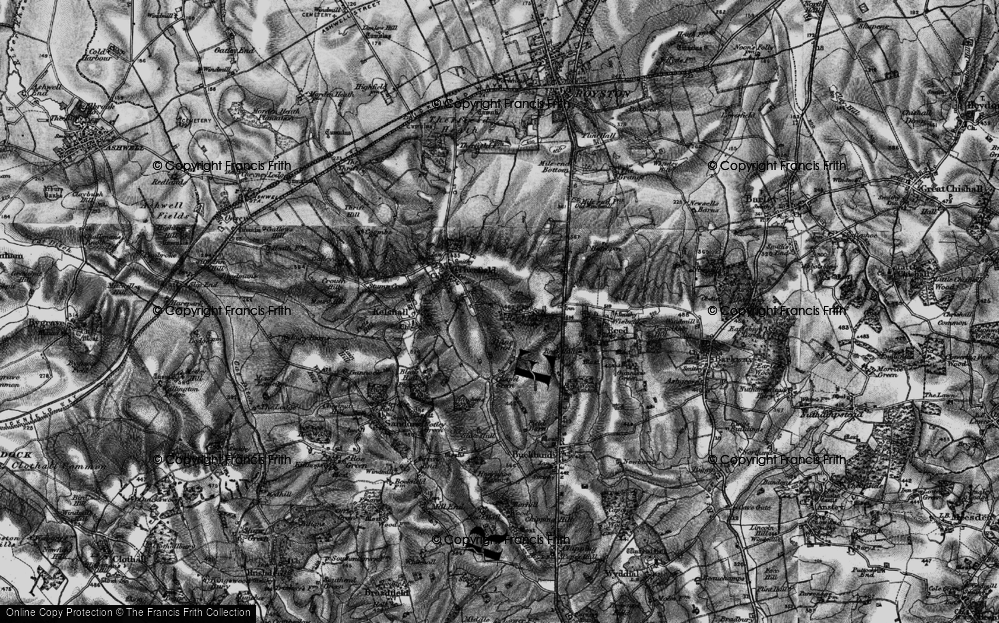Old Map of Hay Green, 1896 in 1896