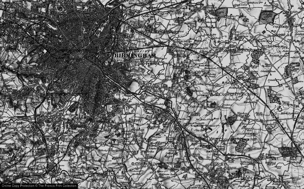 Old Map of Hay Mills, 1899 in 1899