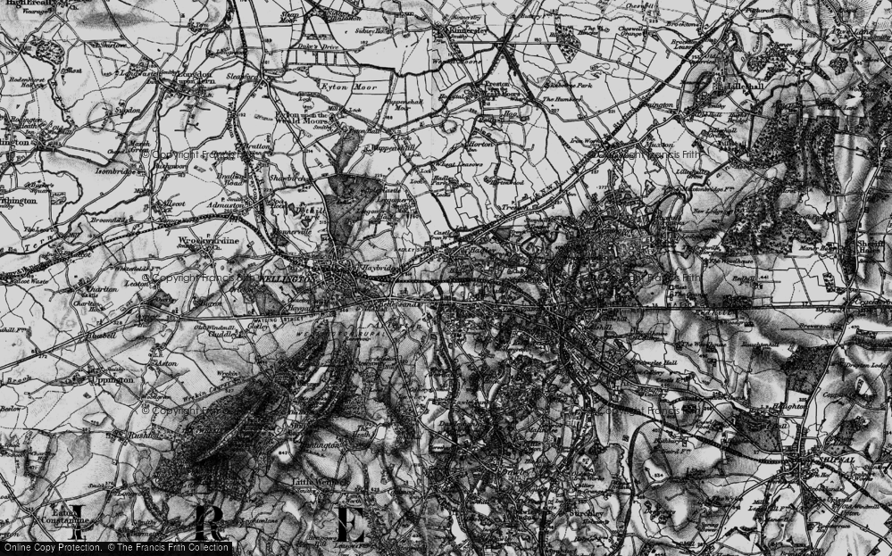 Old Map of Haybridge, 1899 in 1899
