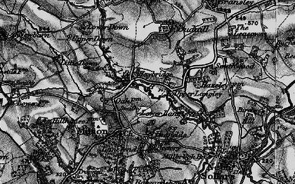 Old map of Haybridge in 1899