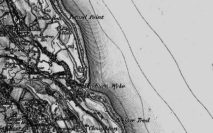 Old map of Hayburn Wyke in 1897