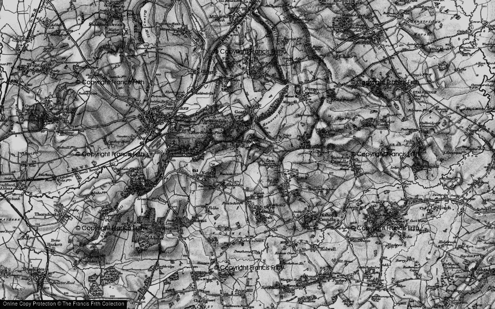 Old Map of Haydon, 1898 in 1898