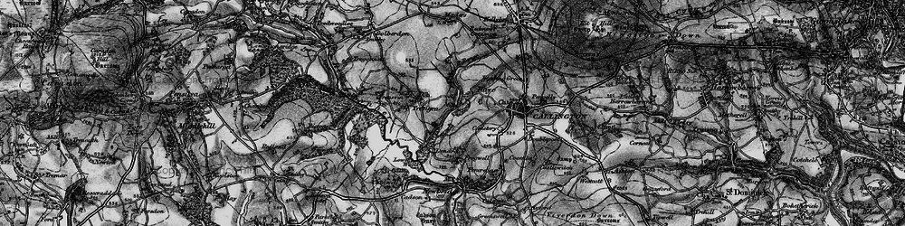 Old map of Haye Fm in 1896