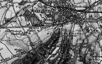 Old map of Lawrence's Hill in 1899