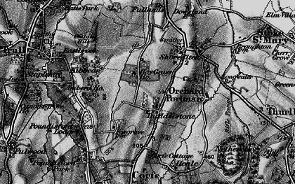 Old map of Haygrass in 1898
