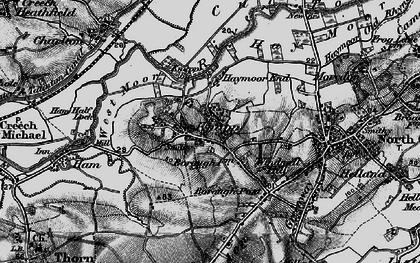 Old map of Haymoor End in 1898
