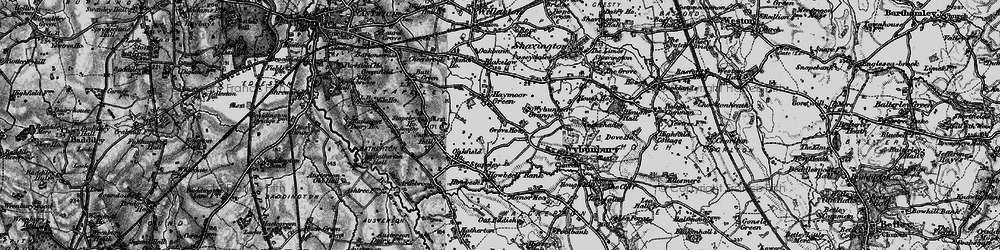 Old map of Haymoor Green in 1897