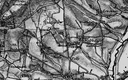 Old map of Haysford in 1898