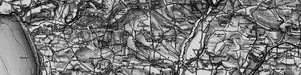 Old map of Haysford in 1898