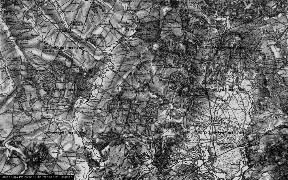 Old Map of Haythorne, 1895 in 1895