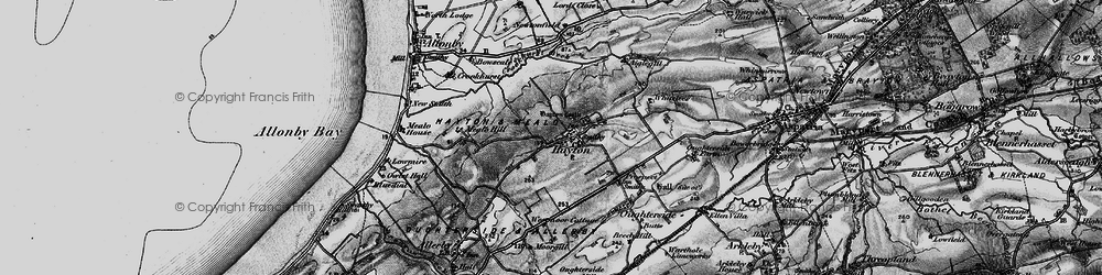 Old map of Aiglehill in 1897