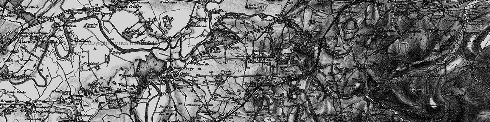 Old map of Gelt Ho in 1897