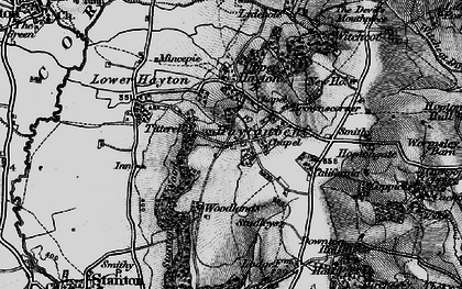 Old map of Hayton's Bent in 1899