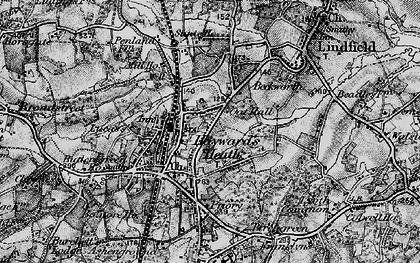 Old map of Haywards Heath in 1895