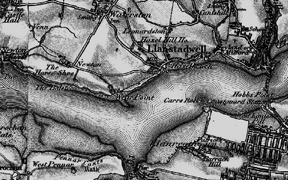 Old map of Hazelbeach in 1898