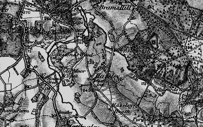 Old map of Hazeley in 1895