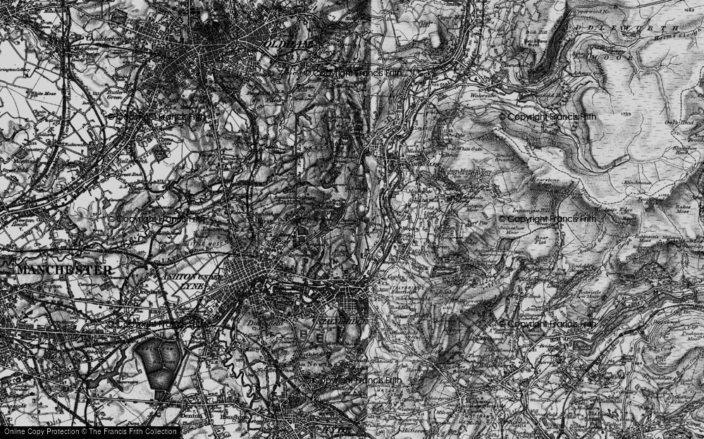 Old Map of Hazelhurst, 1896 in 1896