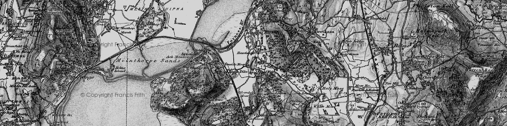 Old map of Hazelslack in 1898