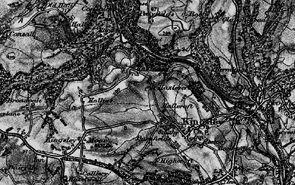 Old map of Hazlecross in 1897