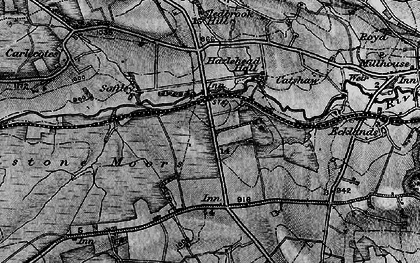 Old map of Hazlehead in 1896