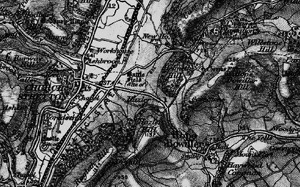 Old map of Hazler in 1899