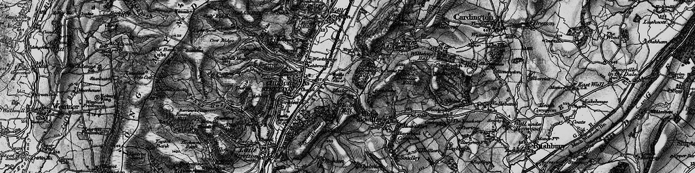 Old map of Helmeth Hill in 1899