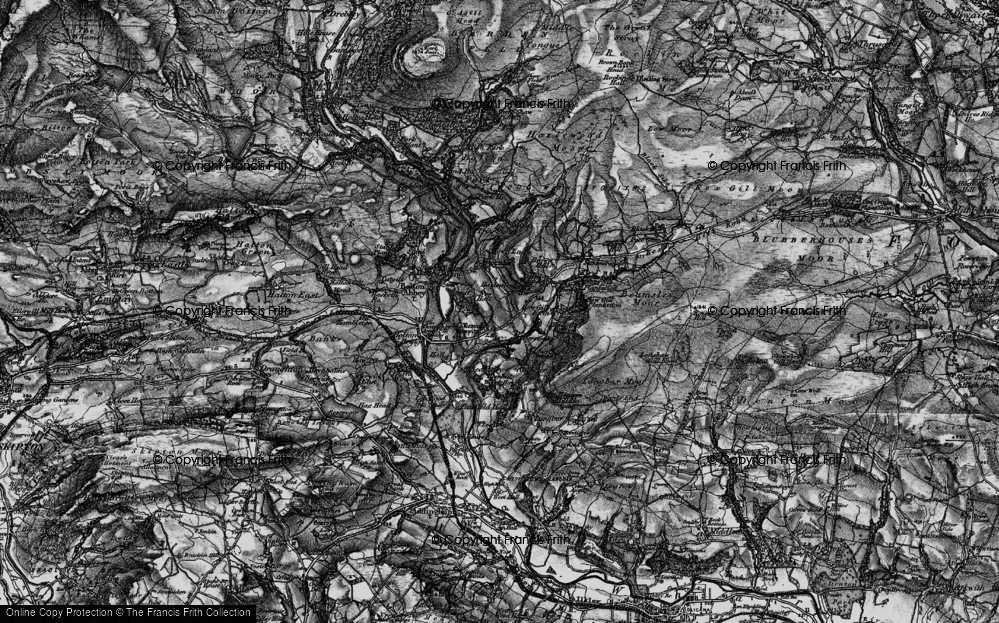Old Map of Hazlewood, 1898 in 1898