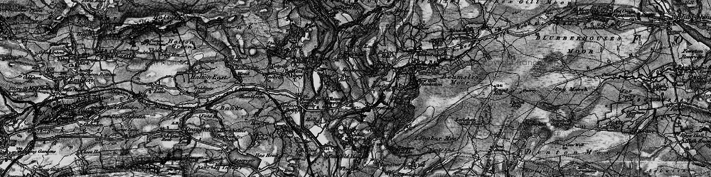 Old map of Hazlewood in 1898