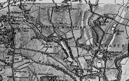 Old map of Acton Ho in 1897