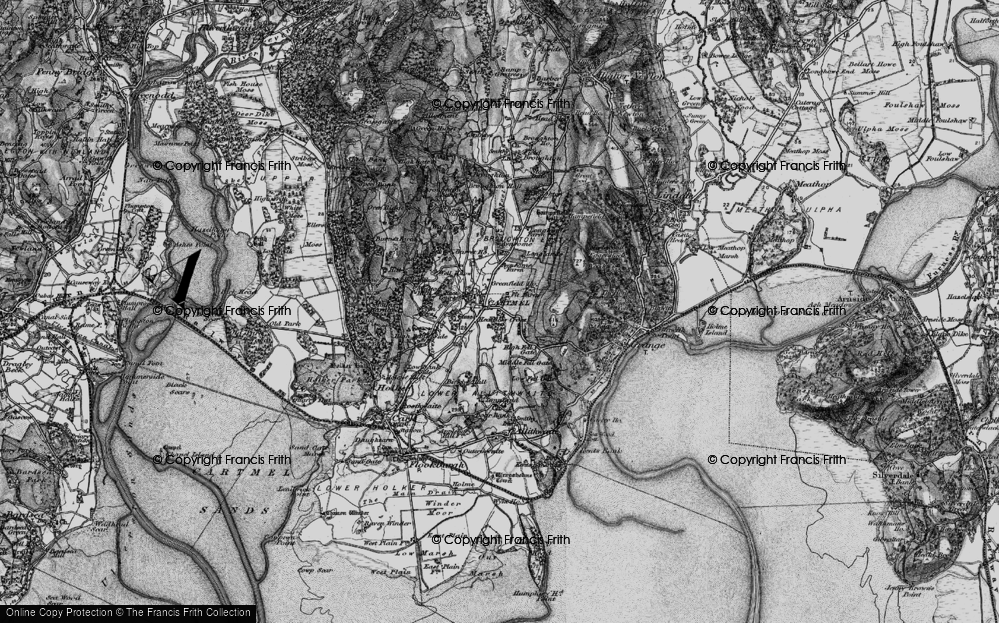 Old Map of Headless Cross, 1898 in 1898