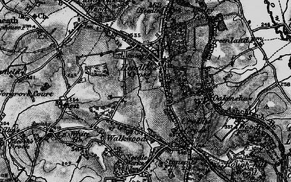 Old map of Headless Cross in 1898