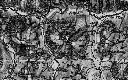 Old map of Headley in 1895
