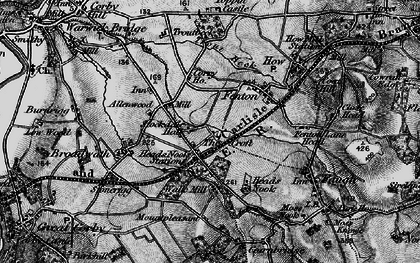 Old map of Heads Nook in 1897