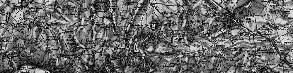 Old map of Broughton Brook in 1898