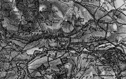 Old map of Healey in 1897
